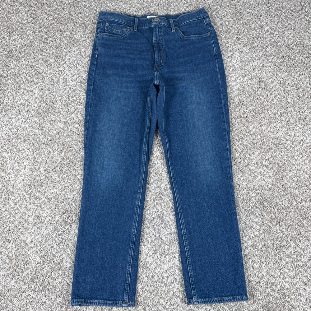 Revtown Classic Straight Jeans Mens 32 Regular Blue Decade Denim Stretch Casual